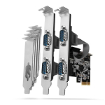 NET CARD PCIE 250KBPS 4PORT/SP&LP PCEA-S4N AXAGON