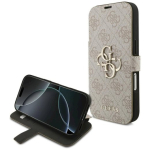 Guess Book 4G Metal Logo Case iPhone 18 Pro / iPhone 17 Pro jaoks roosa