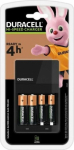 Duracell CEF14 Aku Laadija 2 x AA / 2 x AAA jaoks / koos 2 x AA 1300 mAh / 2 x AAA 750 mA Akudega