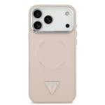 Guess PU Nahast Triangle Logo MagSafe Kaitse&uuml;mbris Apple iPhone 17 Pro Max jaoks