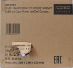 SALE OUT. Caso Ice Cube Machine IceChef Compact Power 120 W Black DAMAGED PACKAGING
