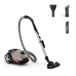Philips 5000 seeria XD5122/10 vaakum 4 L silindrivaakum Kuiv 900 W tolmukott