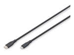 ASSMANN Lightning Kaabel 50cm Must