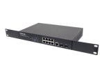 Intellinet Web-juhitav 2 SFP porti, IEEE 802.3at/af Power over Ethernet &uuml;hilduv, 140 W, Endspan, lauaarvuti, 19 riiulipaigaldus, 8-portine Gigabit...