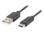 Langberg USB Type-C Kaabel 1.8m Must
