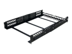 StarTech.com 2U &Uuml;ldis Rack Mount Rails - 19in Server Rack Enclosure v&otilde;i Kabiidi jaoks - Reguleeritavad A/V Rack Rails (UNIRAILS2U) Rack Rails