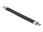 Delock USB Type-C kaabel 13cm must h&otilde;bedane