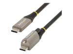 StarTech.com 20in 50cm &uuml;las kruviga lukustuv USB C kaabel 10Gbps, USB 3.1/3.2 Gen 2 Type-C kaabel, 100W (5A) Power Delivery laadimine, DP Alt Mode,...