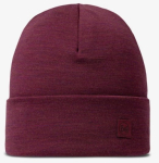 Buff Midweight Merino Villi Hat Red