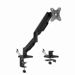 Gembird MA-DA1U-01 Adjustable desk display mounting arm with USB ports, 17''-32'', black