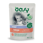 OASY Chunks in gravy Salmon - m&auml;rjakas kassatoit - 85g