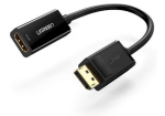 UGREEN 40363 DisplayPort kuni HDMI kaabli adapter 0,25 m / must