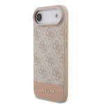 Guess PU 4G triibuline &uuml;mbris iPhone Air jaoks / Roosa
