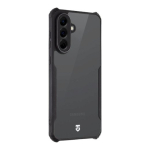 Taktikaline kvantvarju katte kaitse Samsung Galaxy A56 5G jaoks / l&auml;bipaistev/must
