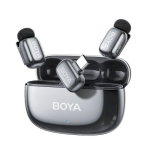 BOYA Mini 2-02 USB-C Juhtmevaba Mikrofonikomplekt (2TX 1xRX) / 2.4GHz / 48kHz/24bit (Space Grey)