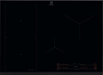 Electrolux EIS77453 Sisseehitatav Induktsioonpliit 4 tsooni Must