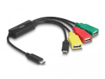 Delock 4-portiline USB 2.0 hub koos USB Type-C 3 x USB-A emane + 1 x USB-C isane