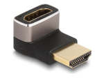 Delock HDMI adapter koos Ethernetiga must hall