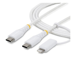 StarTech.com 2m USB-C kuni USB-C kaabel (valge)