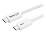 StarTech.com 3,3ft (1m) Thunderbolt 3 kaabel, 20Gbps, 100W PD, 4K video, Thunderbolt-sertifikaat, &uuml;hildub TB4/USB 3.2/DisplayPortiga Thunderbolt ka...