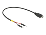 Delock USB/voolukaabel 20cm must
