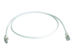 Teleg&auml;rtner DataVoice Office CAT 6a S/FTP 3m patchkaabel valge