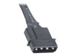 Akasa 4-PIN sisemine toandekstrueerimiskaabel (isane emani) - 30cm must