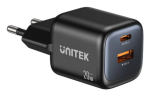 UNITEK Zeno Universal Must AC Kiirlaadimine Sisetingimustes