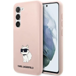 Karl Lagerfeld KLHCS23MSNCHBCP Hardcase Samsung Galaxy S23+ jaoks / roosa