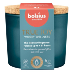 Bolsius True Joy L&otilde;hnak&uuml;&uuml;nal 66x83mm Woody Welless