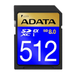 ADATA Premier Extreme SD8.0 SDXC 512 Class 10 UHS-I/U3 V30
