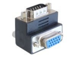 Delock 90&deg; nurga all VGA mees naiste adapter