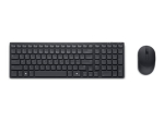 Dell Silent Keyboard and Mouse KM555 Klaviatuuri ja hiire komplekt Juhtmevaba Ukraina (QWERTY) Must