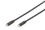 Digitus USB Type-C &uuml;henduskaabel AK-300139-010-S USB-C kuni USB-C USB mees 3.1 Gen 2 (Type C) USB mees 3.1 Gen 2 (Type C)