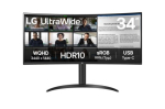 LG 34WR50QK-B 34-inch Wide Quad HD Black monitor