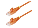 StarTech.com N6PAT25CMORS CAT 6 U/UTP CCA 0.25m Oranž