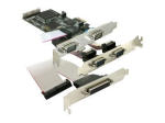 DeLock PCI Express 4x Serial, 1x Parallel Parallel/Serial PCI Express x1 Adapter