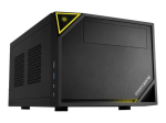 Sharkoon SHARK ZONE C10 torn Mini ITX must kollane