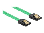 DeLOCK SATA kaabel roheline 20cm