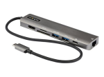 StarTech.com USB C Multiport Adapter, USB-C to 4K 60Hz HDMI 2.0, 100W Power Delivery Pass-through, SD/MicroSD, 2-Port USB 3.0 Hub, GbE, USB Type-C