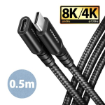 AXAGON Pikendus USB 20Gbps kaabel, 0,5 m BUCM32-CF05AB USB-C kuni USB-C