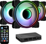 Aerocool Mirage 12 ARGB Pro Arvuti korpuse Jahutuss&uuml;steem 12 cm Must
