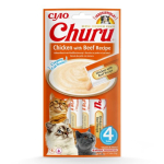 INABA Churu Kanaliha ja veiseliha retsepti kassileibad - 4x14 g