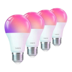 LEPRO B1--4- E27 Wi-Fi LED-lambid, 4-pakk