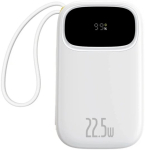 Baseus EnerFill FC31 Power Bank 20000 mAh 22.5W USB-C + Lightning / valge