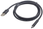 Gembird CC-USB2-AMCM-1M USB-A kuni USB-C kaabel 1 m / must