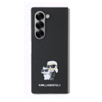 Karl Lagerfeld PU Saffiano Karl ja Choupette &uuml;mbris Samsung Galaxy Z Fold 6 jaoks / must