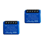 Shelly 1 Mini Gen3 komplekt 2 kontrollerit, WiFi/Bluetooth