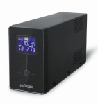 GEMBIRD UPS with AVR Intelligent surge-overload- and short-circuit protection Audible and visual alarms LCD status display