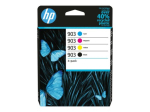HP 903 must, kollane, ts&uuml;aan, magenta tint 6ZC73AE